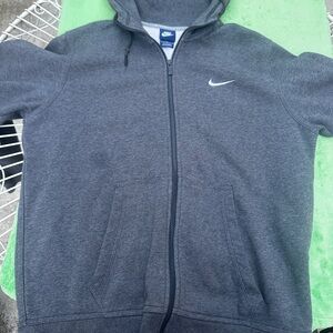 Nike Charcoal Full-Zip Sweatshirt